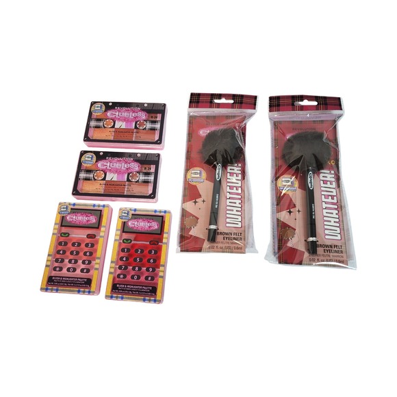 Revolution Other - Revolution Clueless Makeup Palettes and Eyeliner Set Lot